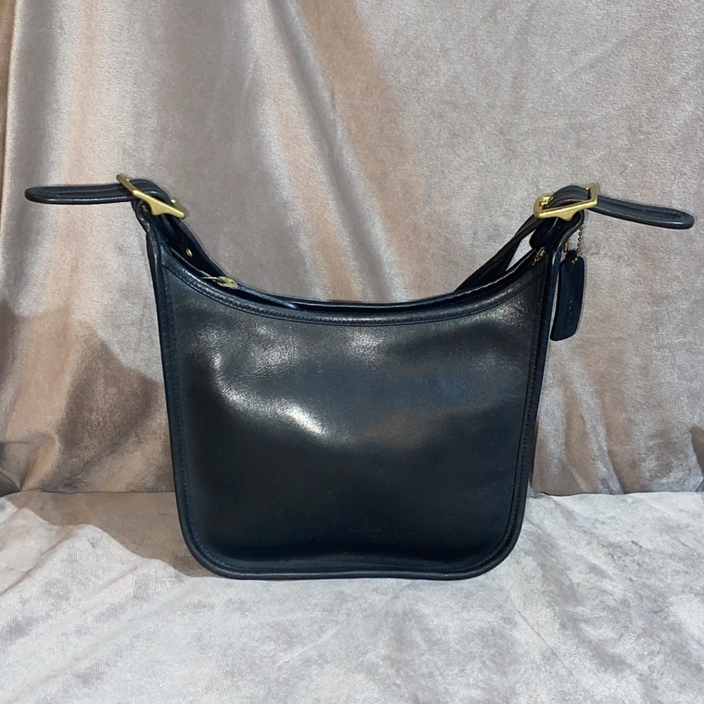 Coach Janice 9950 Black Leather Shoulder Bag - Picture 2 of 13